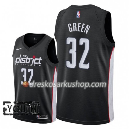 Dječji NBA Dres Washington Wizards Jeff Green 32 Nike 2018-19 City Edition Crna Swingman